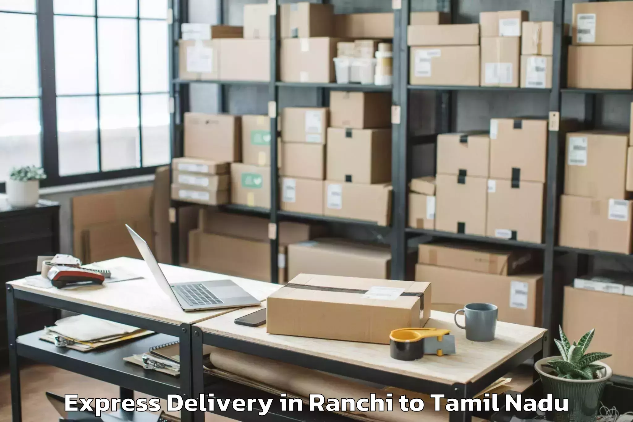 Professional Ranchi to Thondi Express Delivery